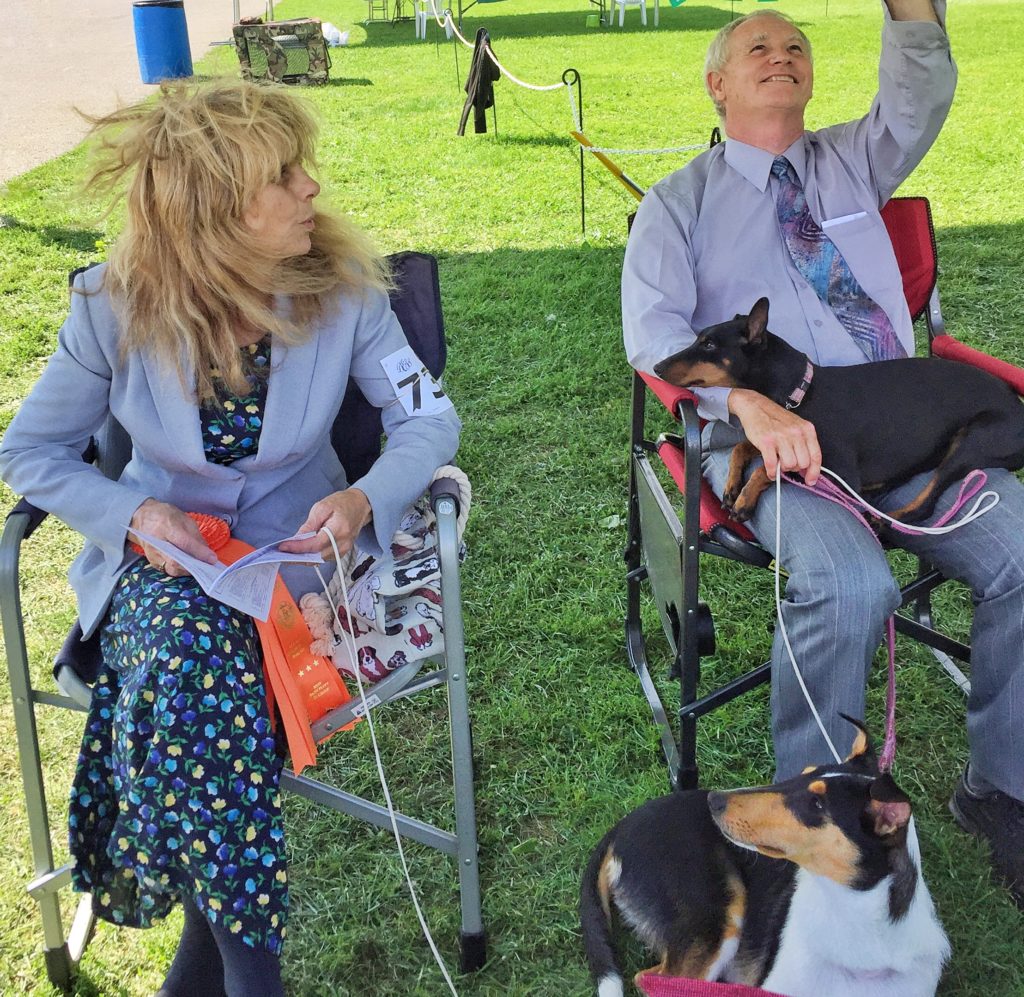 sandy and simon Sandy and Simon Cunniff, Monnshadows Kennel Breeders.